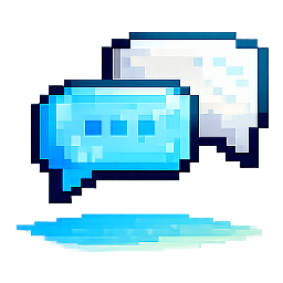 Burbujas de chat pixel-art
